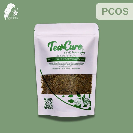 TeaCure – Herbal PCOS Tea for Periods, Acne, Hirsutism & Weight Loss